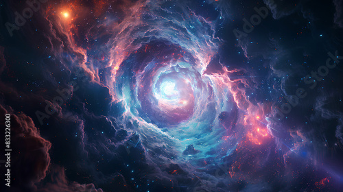 Cosmic Tapestry: A Nebula's Embrace