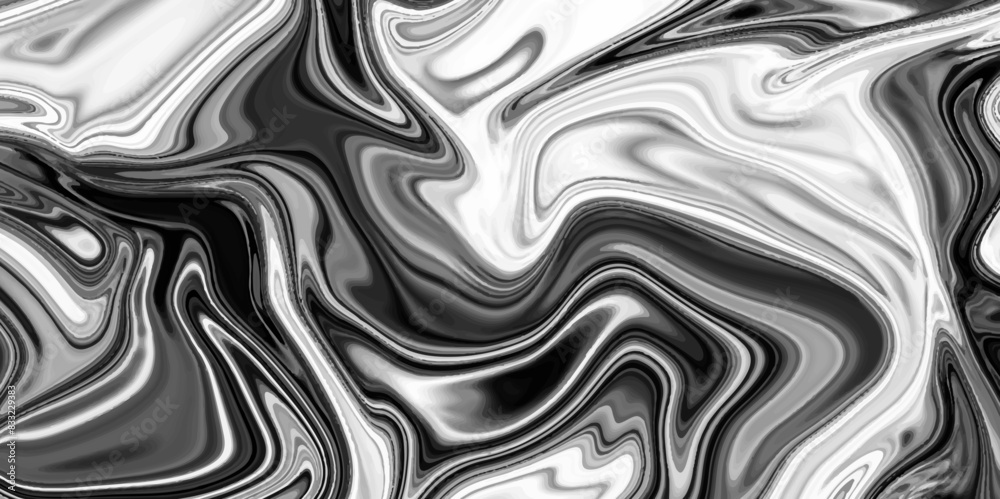 Abstract flowing liquid curve line in grey silver black metallic. Glossy pattern cool background textures. white and black liquid silk stain fabric background. Abstract flowing liquid curve line in grey silver black metallic. Glossy pattern cool background textures. white and black liquid silk stain fabric background.