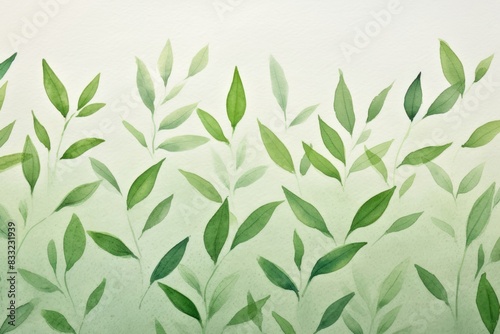 Green tea leaf aesthetic background texture pattern herbal.