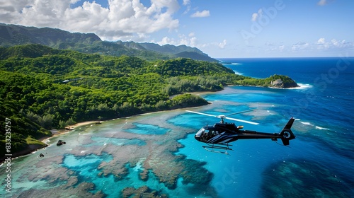 Wallpaper Mural top view beautiful love island Torontodigital.ca