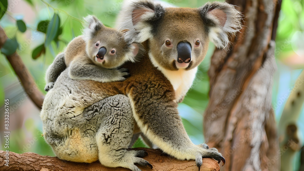 Fototapeta premium koala in tree