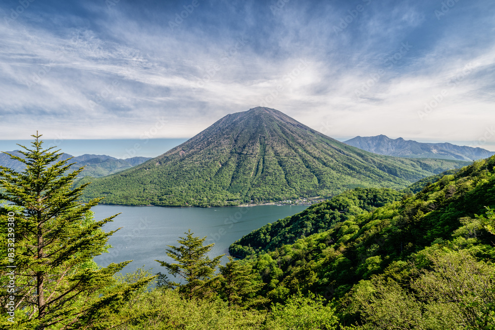 栃木県日光市　半月山からの風景