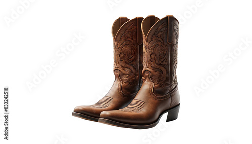 Wallpaper Mural owboy boots isolated on the transparent background Torontodigital.ca