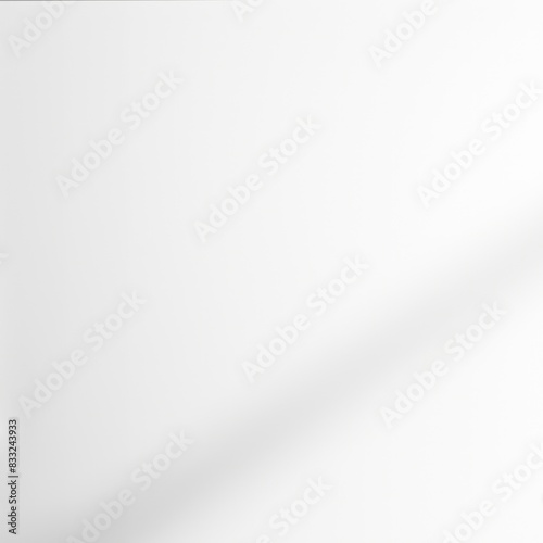 Organic drop diagonal shadow on a white wall  overlay effect for mock-ups  design presentation