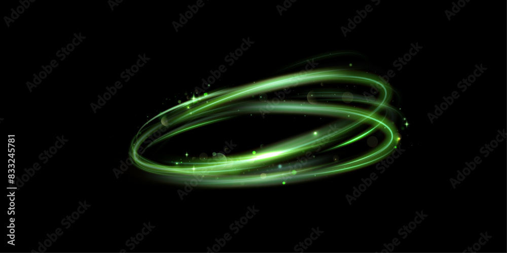 Blank vector glowing green circle with neon bright lines. Illuminated podium for advertising, awards, award ceremonies, presentations. Glowing round bright frame. Blank vector glowing green circle with neon bright lines. Illuminated podium for advertising, awards, award ceremonies, presentations. Glowing round bright frame.