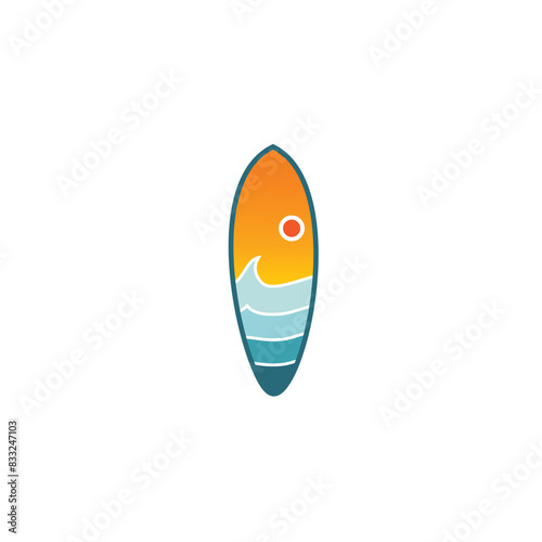 surfboard panorama