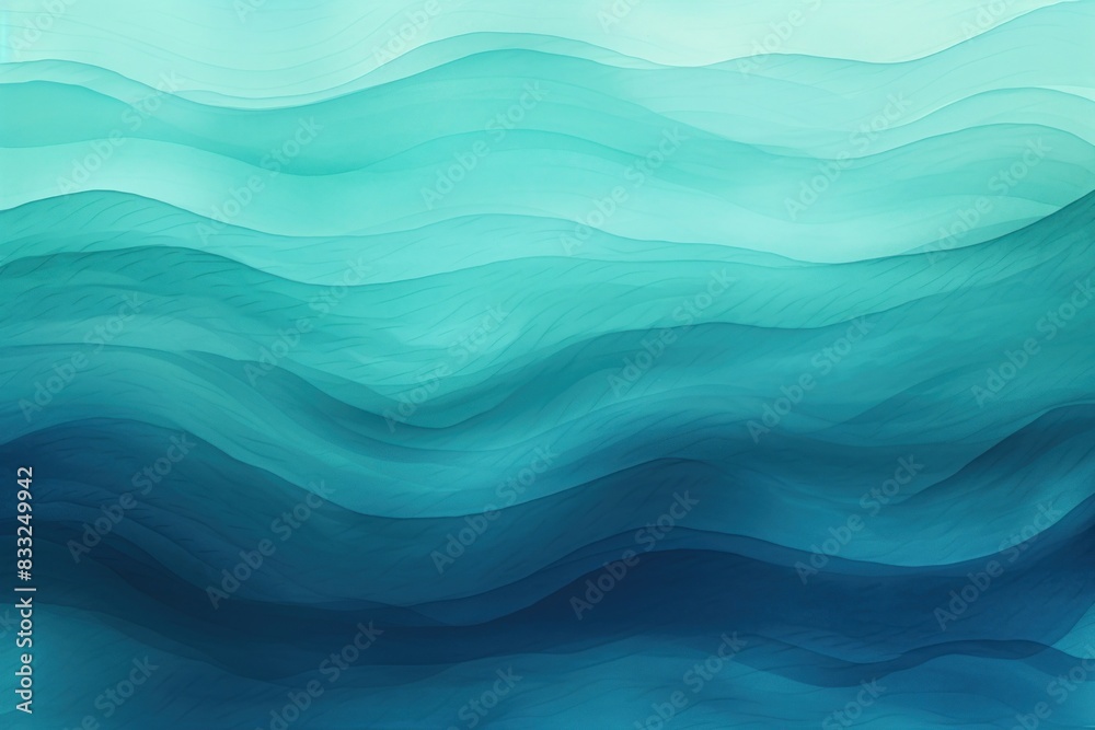 Fototapeta premium Gradients turquoise color backgrounds texture nature.