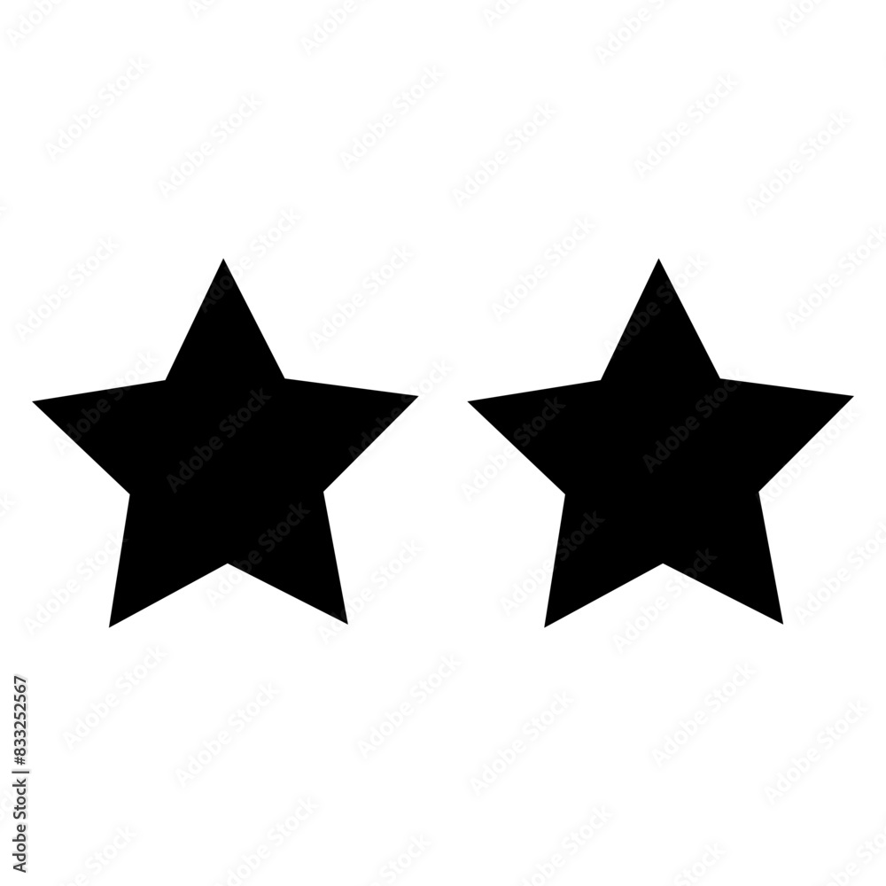 2 Star Customer Review Icon, Simple Icon Vector Design, best used for presentation, application, web and banner 2 Star Customer Review Icon, Simple Icon Vector Design, best used for presentation, application, web and banner