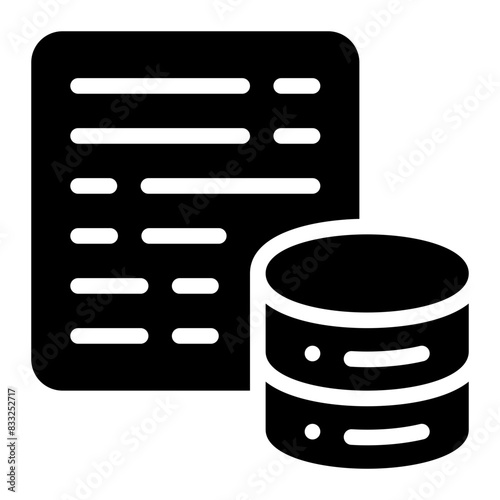 database glyph icon
