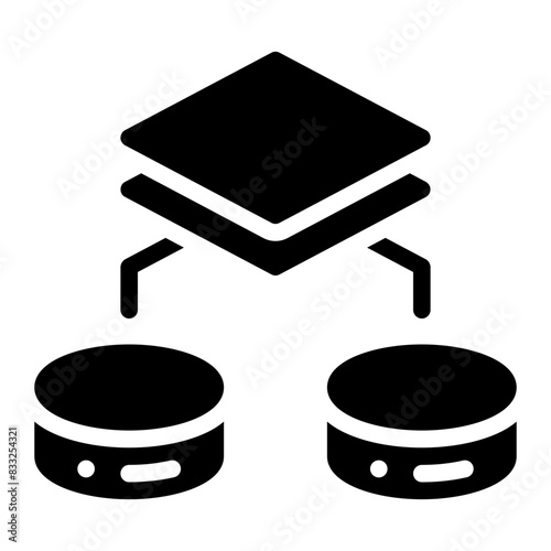 virtualization glyph icon