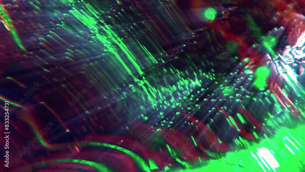 Abstract animation of light refraction through glass with the addition of a blur effect. Abstract animation of light refraction through glass with the addition of a blur effect.