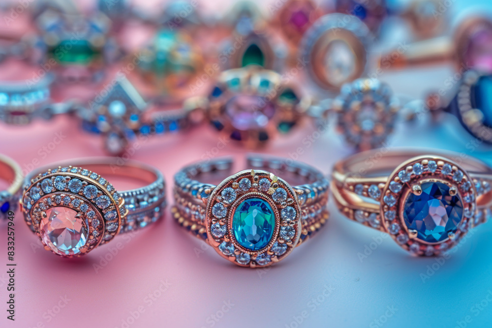 Jewlery collection for women,girls, teens, jewelery photography isolated on pastel backdrop. Jewlery collection for women,girls, teens, jewelery photography isolated on pastel backdrop.