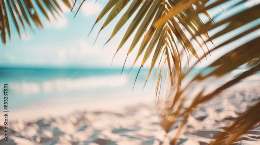 Fototapeta premium Beautiful wide panorama of a paradise beach