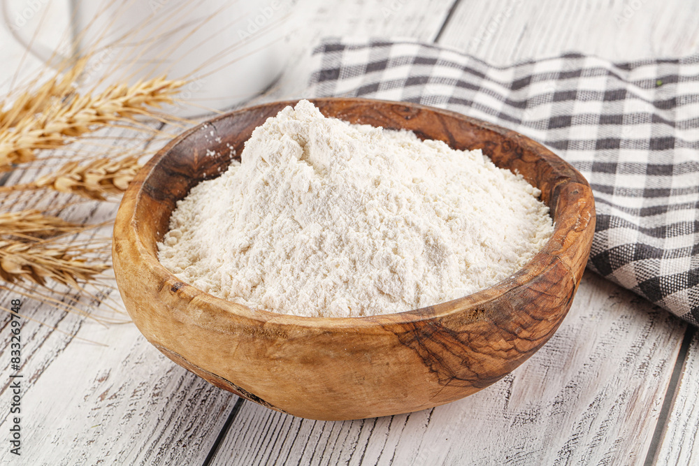 Wheat flour heap for bake Wheat flour heap for bake