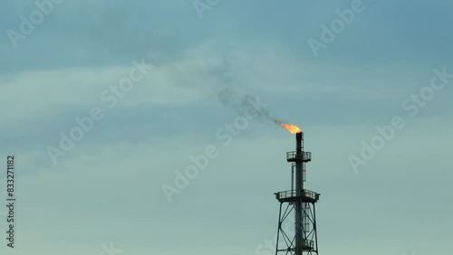 chimney and smoke