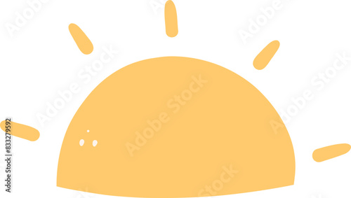 half sun simple