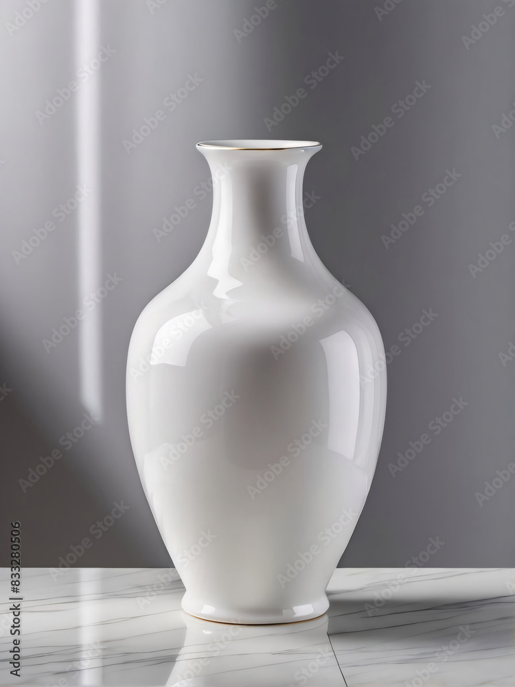 Vase of white roses on marble table. Vase of white roses on marble table.