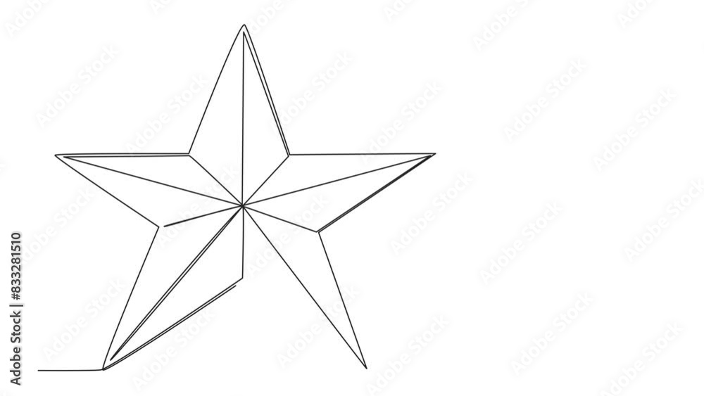 Animation of single continuous line drawing businesswoman climbing the star with rope. Entrepreneurs strive extra hard to reach the goals hang in the stars. Dream come true. Full length motion Animation of single continuous line drawing businesswoman climbing the star with rope. Entrepreneurs strive extra hard to reach the goals hang in the stars. Dream come true. Full length motion