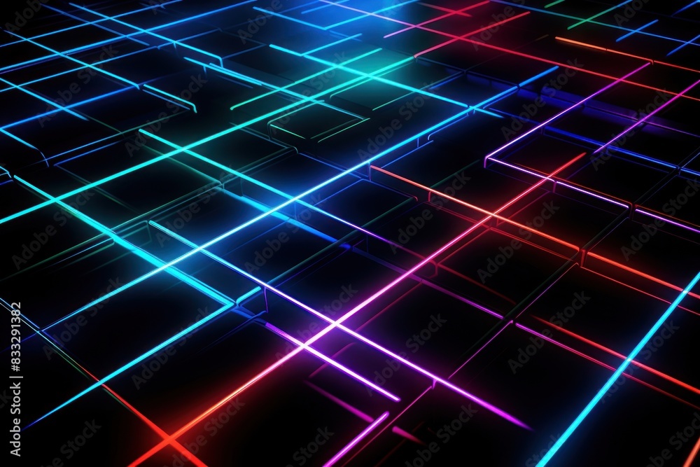 Grid light neon backgrounds. Grid light neon backgrounds.
