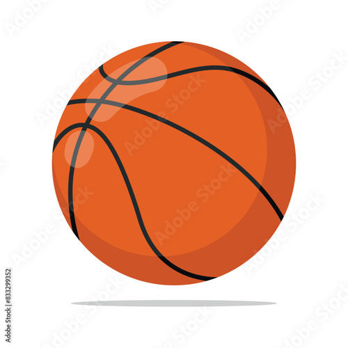 Basketball Flat Shadows Style