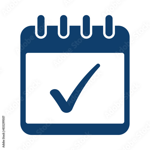 Check Mark Calendar Glyph Style