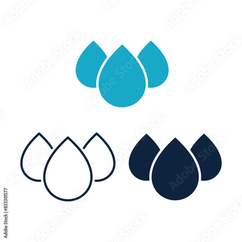 Three Droplets Set