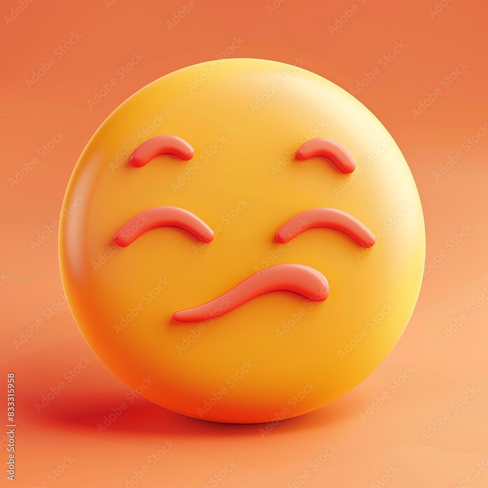 Fototapeta premium smiley face on white