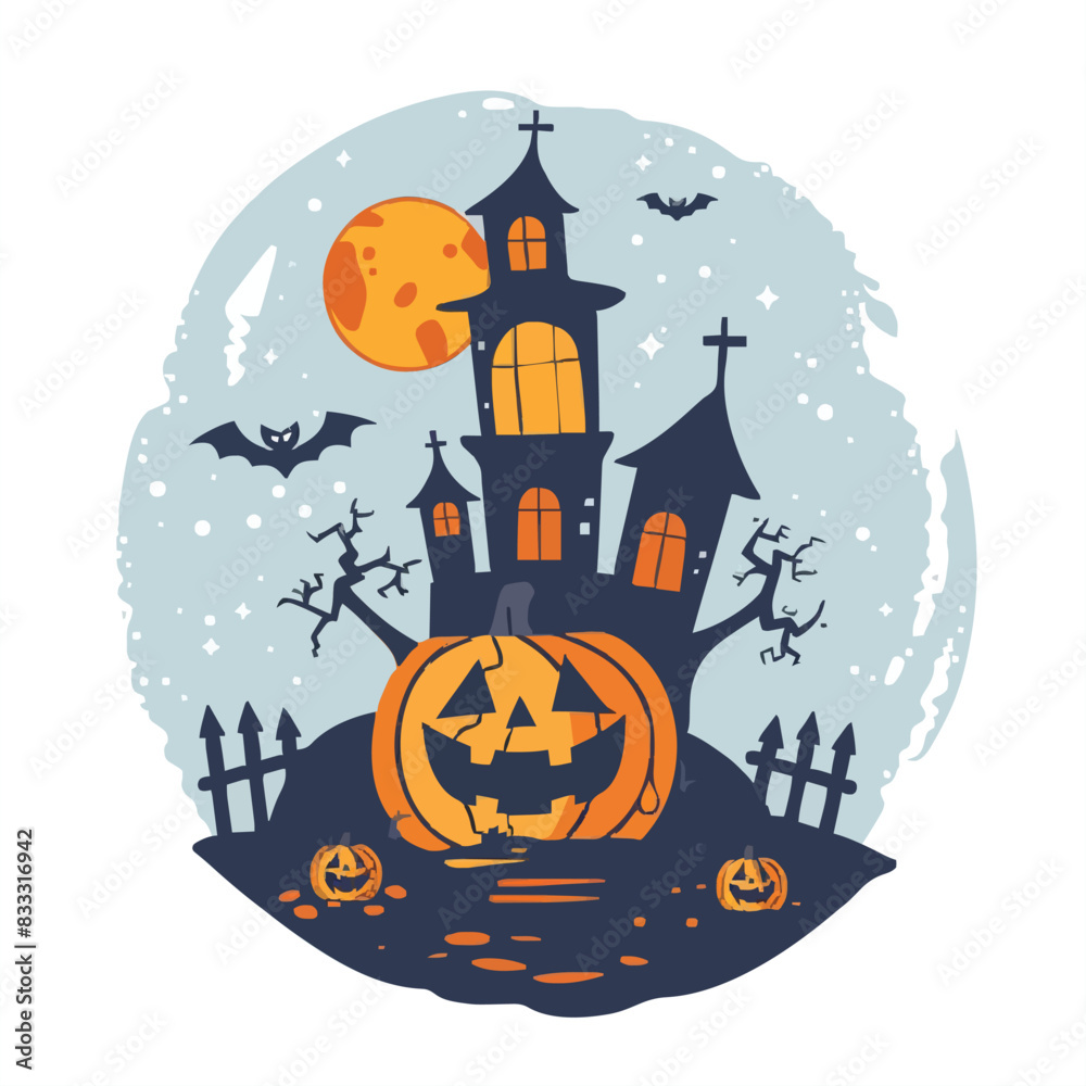 Fototapeta premium Halloween T-Shirt Design