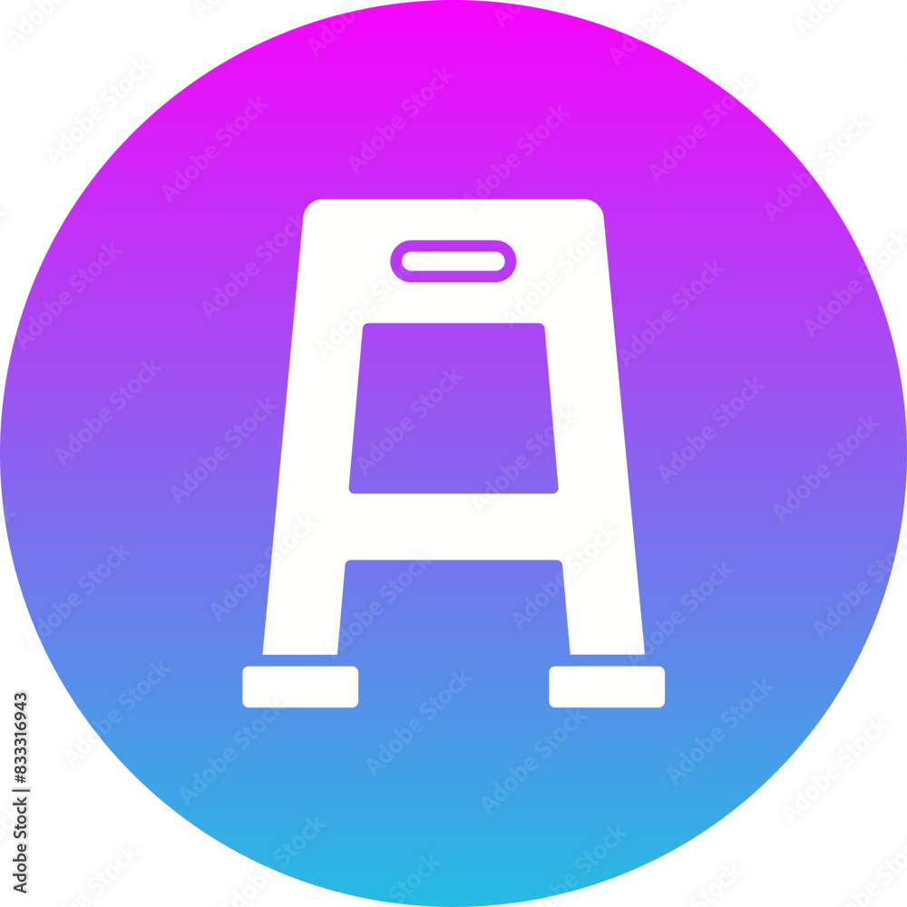Plastic Stool Icon Plastic Stool Icon