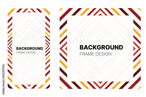 Social media Background frame with Halloween theme Color for your graphic resource