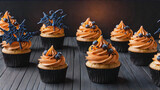 Babeczki halloweenowe, halloween cupcakes, słodycze, ciastka na halloween