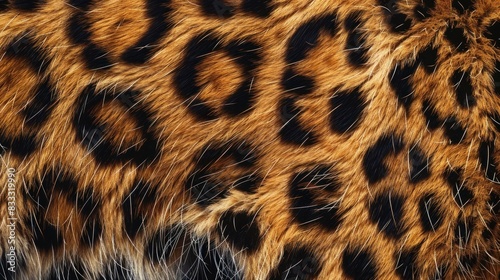 Close-up of seamless leopard skin and fur textures.

