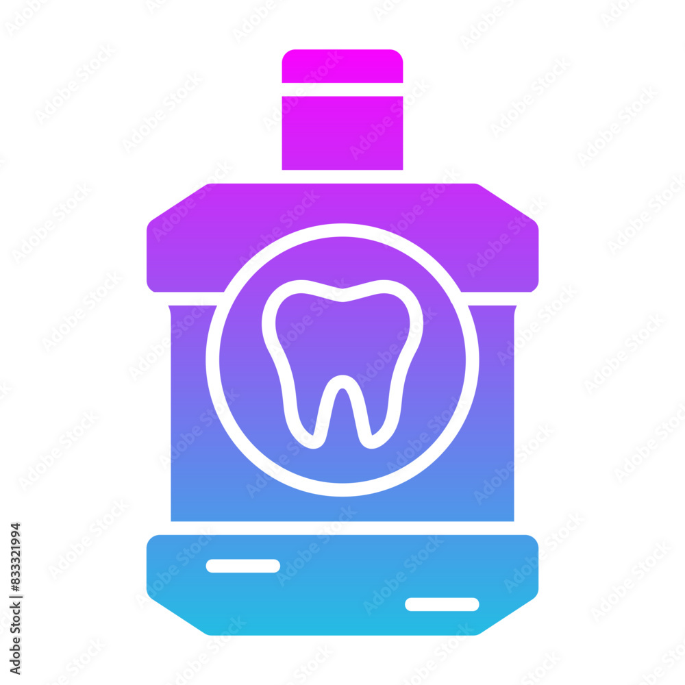 Fototapeta premium Mouthwash Icon