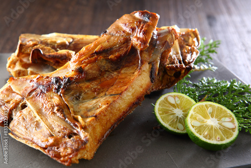 マグロのカマ焼き