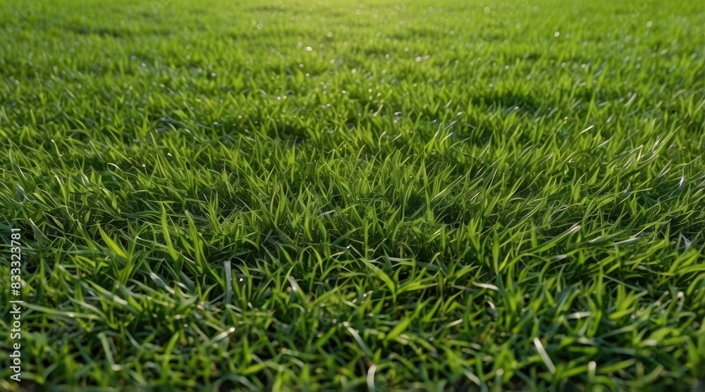 Dense Green Meadow Surface Dense Green Meadow Surface