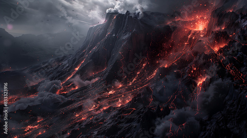 暗黒の怒り：闇に輝く溶岩 photo