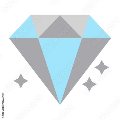 Diamond Vector Flat Icon Design