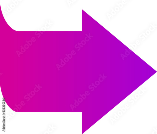 red and purple arrow icon