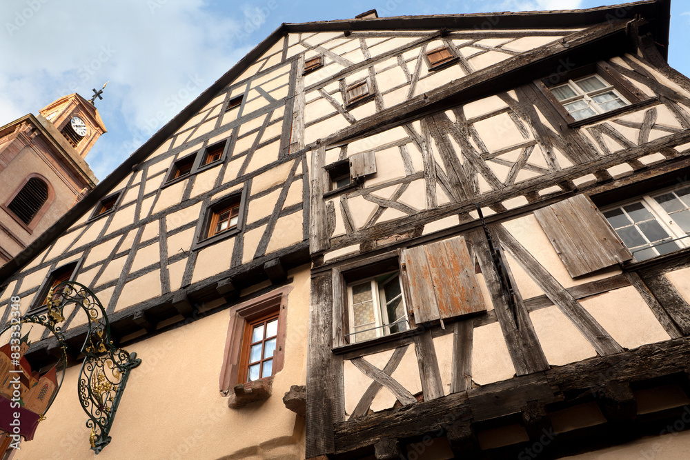 Timbered house in Alsace Timbered house in Alsace