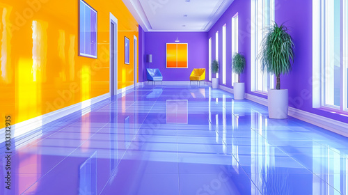 Immaculate commercial space after professional cleaning