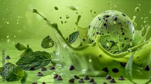 Vibrant Mint Chocolate Chip...