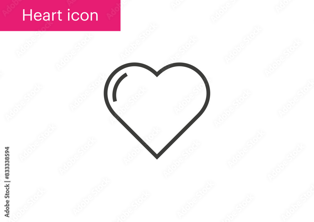 Heart icon in vector format eps 10. Heart icon in vector format eps 10.