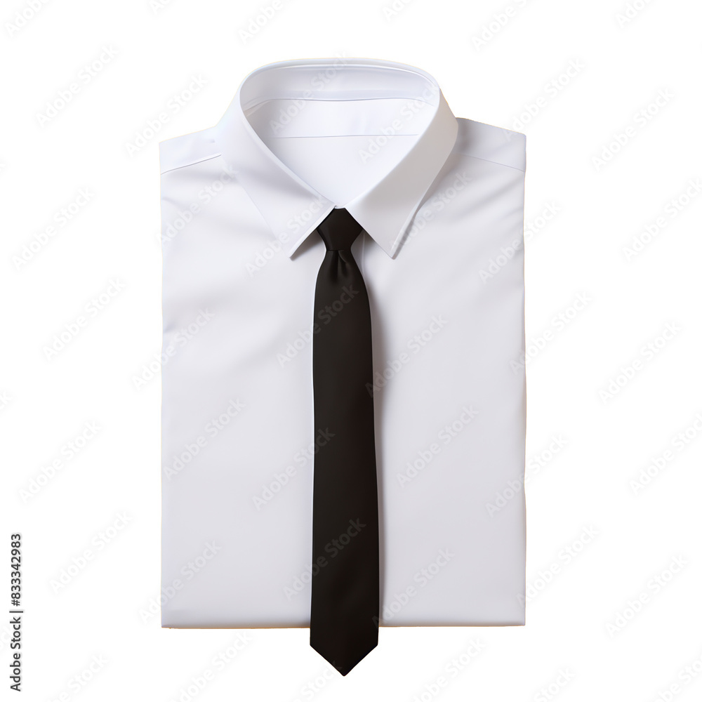 a white shirt with a black tie a white shirt with a black tie