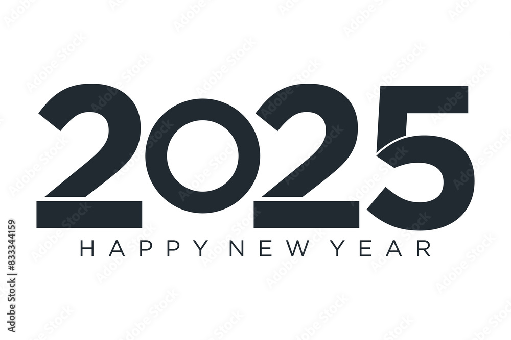 2025 Happy New Year logo design vector 2025 Happy New Year logo design vector