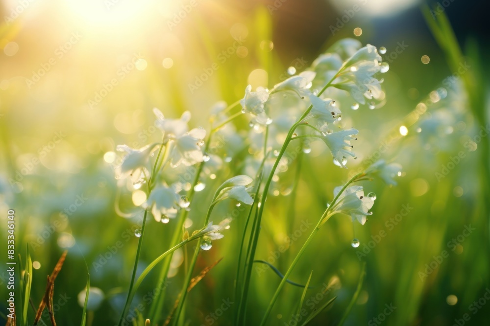 Flower wildflower grassland sunlight.