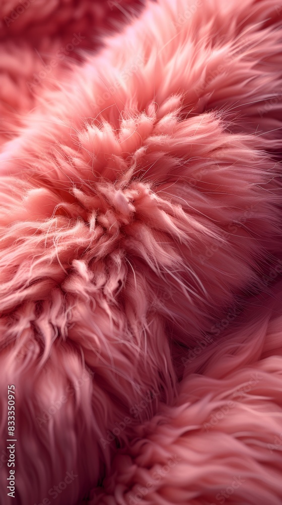 A texture of pink soft fur A texture of pink soft fur