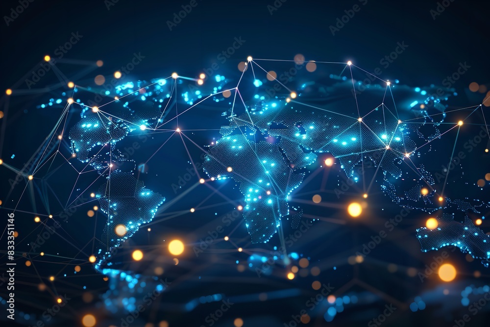 Example of a 3D world information transmission connection. Generative Ai Example of a 3D world information transmission connection. Generative Ai