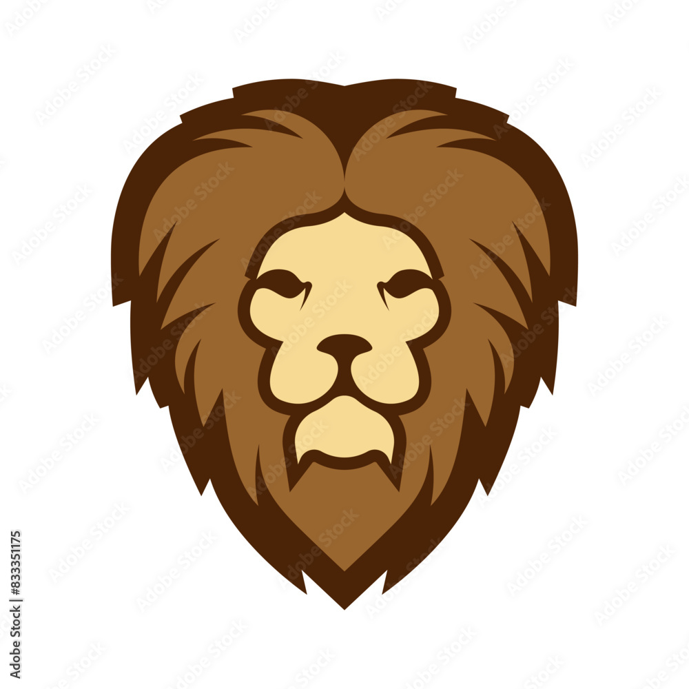 Elegant and dignified lion head logo design Elegant and dignified lion head logo design