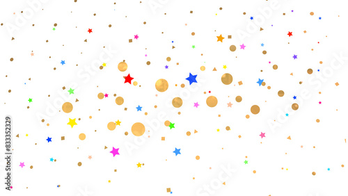 Festive Backdrop Sparkle Confetti Glitz on a transparent background