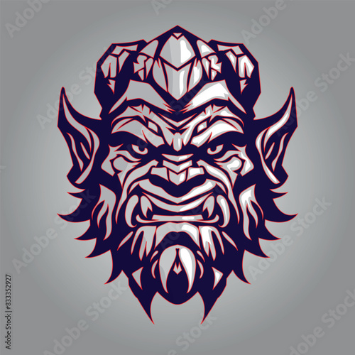 Angry Barbarian Man